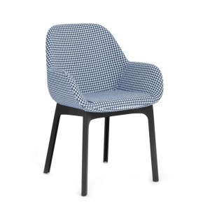 Butaca Clap tapizada de Kartell. Diseño ideal para ambientes interiores.