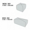 Pouf Crossed de B-Line. Muebles y complementos de exterior e interior.