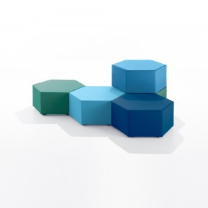 Pouf Esa de B-Line. Muebles y complementos de exterior e interior.