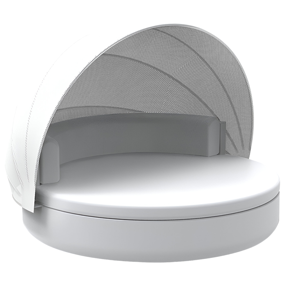Cama Ulm Daybed de Diseño con respaldo fijo y parasol | Vondom