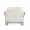 Butaca Pop Outdoor de Kartell tejido. Ideal para jardines y terrazas.