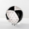 Lámpara sobremesa Huara Artemide con diseño tipo esfera, moderno y elegante.
