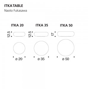 Lámpara sobremesa Itka Table Danese Milano