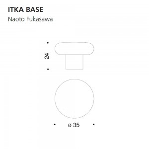 Lámpara sobremesa Itka Base Danese Milano