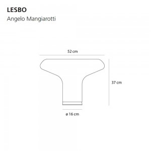 Lesbo sobremesa de Artemide. Tienda online de lámparas modernas.