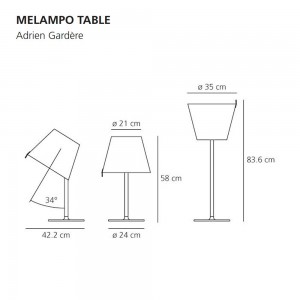 Lámpara sobremesa Melampo Table Artemide