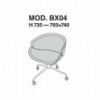 Butaca con ruedas Bix de B-Line. Muebles modernos exterior e interior.