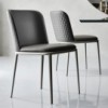 Silla Magda ML Couture de Cattelan Italia. Silla con brazos. Sillas tapizadas.