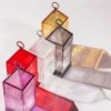 Lámpara sobremesa Lantern de Kartell transparente ideal para exteriores.