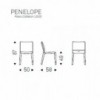 Silla Penelope de Cattelan Italia. Sillas modernas