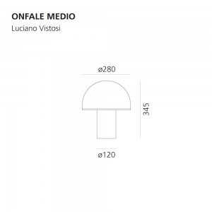 Onfale medio de Artemide. Tienda online lamparas modernas.