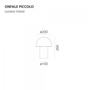 Onfale piccolo de Artemide. Tienda online lamparas modernas.