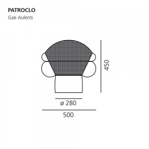 Patroclo de Artemide. Diseño contemporáneo de lámparas para sobremesa.