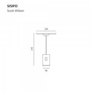 Sisifo de Artemide. Tienda online lámparas modernas para salones.