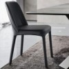 Silla Wilma de Cattelan Italia. Silla de acero tapizada. Sillas de diseño.