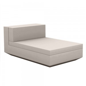 Sofá Modulo central Chaise Longue Vela con Luces Led y Tejido Náutico