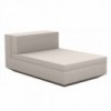 Sofá Modulo central Chaise Longue Vela con Luces Led y Tejido Náutico