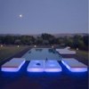Puff/Chaise Longue Vela con Luz Led y Tratamiento Antibacteriano