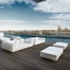 Puff/Chaise Longue Vela con Luz Led y Tratamiento Antibacteriano