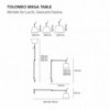 Lámpara sobremesa Tolomeo Mega table Artemide