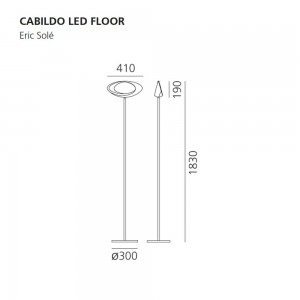 Cabildo LED Floor de Artemide. Tienda online lamparas modernas.