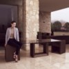 Mesa Vela para Interior y Exterior con Luces Led en el Interior | Vondom