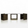 Mesa Vela para Interior y Exterior con Luces Led en el Interior | Vondom
