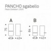 Taburete Pancho de Cattelan Italia. Taburetes modernos de diseño italianos.