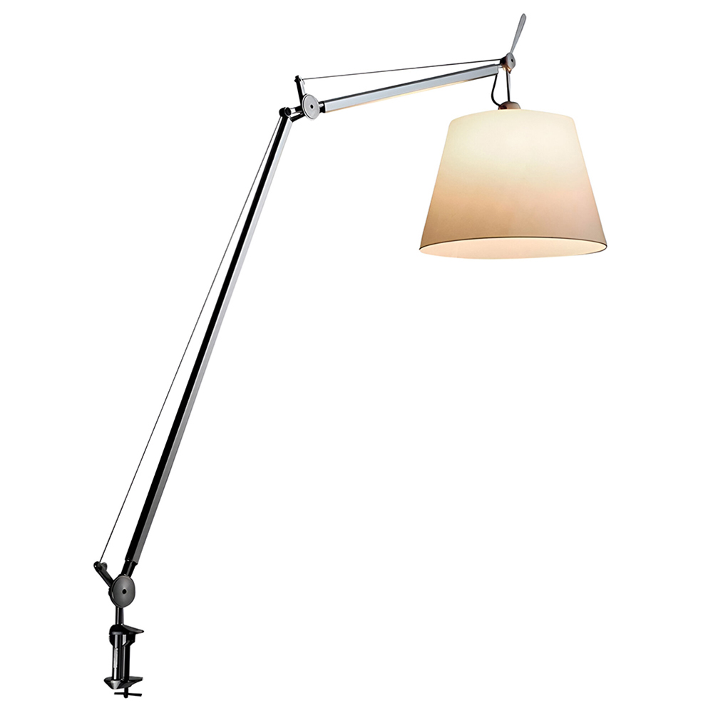 Tolomeo Mega table - aluminio/difusor pergamino