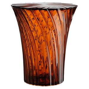 Taburete transparente Sparkle de Kartell en acabados transparentes.