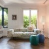 Taburete de tecnopropileno Roy Kartell ideal para ambientes exteriores.