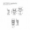 Taburete Victor X de Cattelan Italia. Muebles modernos italianos. Taburetes giratorios.