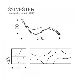 Chaise Longue Sylvester de Cattelan Italia. Chaise lounges de diseño.
