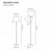 Melampo Floor de Artemide. Tienda online´de iluminación original.
