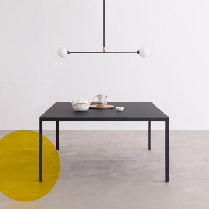 Mesa de salón Helsinki 30 cuadrada Cerámica de Desalto. Mesas comedor.