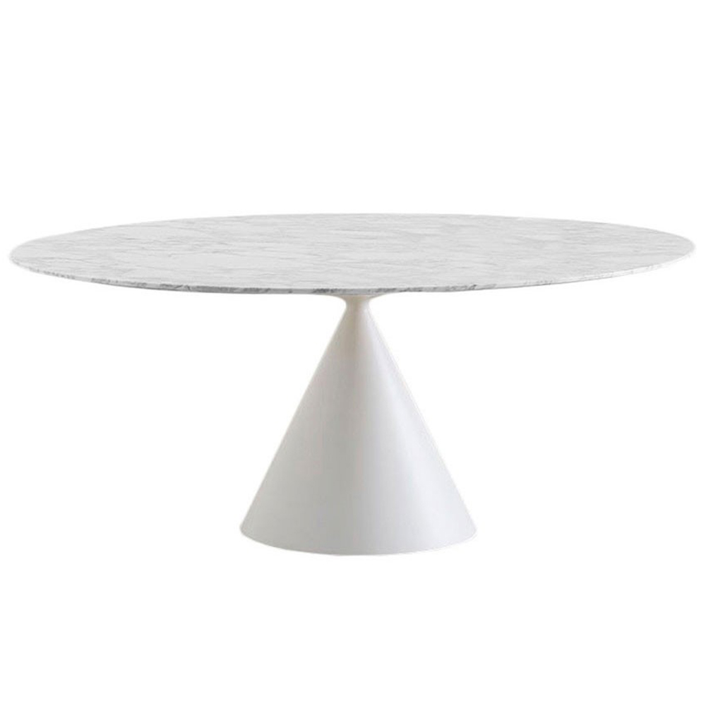Mesa Clay Encimera Mármol para comedor de Desalto. Mesas italianas modernas.