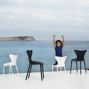 Silla Love inspirada en el amor. Silla exterior de Vondom