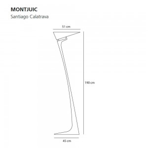 Montjuic Floor de Artemide. Tienda online lámparas modernas de interior.