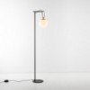 NH 22 de Artemide. Lámpara  estructura acero con anillo latón y vidrio soplado.