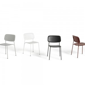 Silla Soft Edge 45 de gran diseño moderno para espacios interiores catálogo de Hay.