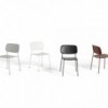 Silla Soft Edge 45 de gran diseño moderno para espacios interiores catálogo de Hay.
