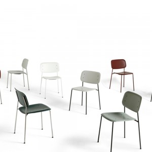 Silla Soft Edge 45 de gran diseño moderno para espacios interiores catálogo de Hay.