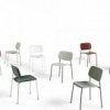 Silla Soft Edge 45 de gran diseño moderno para espacios interiores catálogo de Hay.