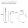 Lámpara pie Tolomeo basculante floor Artemide