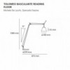 Tolomeo basculante reading floor de Artemide. Tienda online lamparas modernas.
