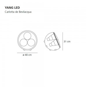 Yang de Artemide. Tienda online lámparas de suelo modernas ideal para interiores.