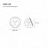 Yang de Artemide. Tienda online lámparas de suelo modernas ideal para interiores.