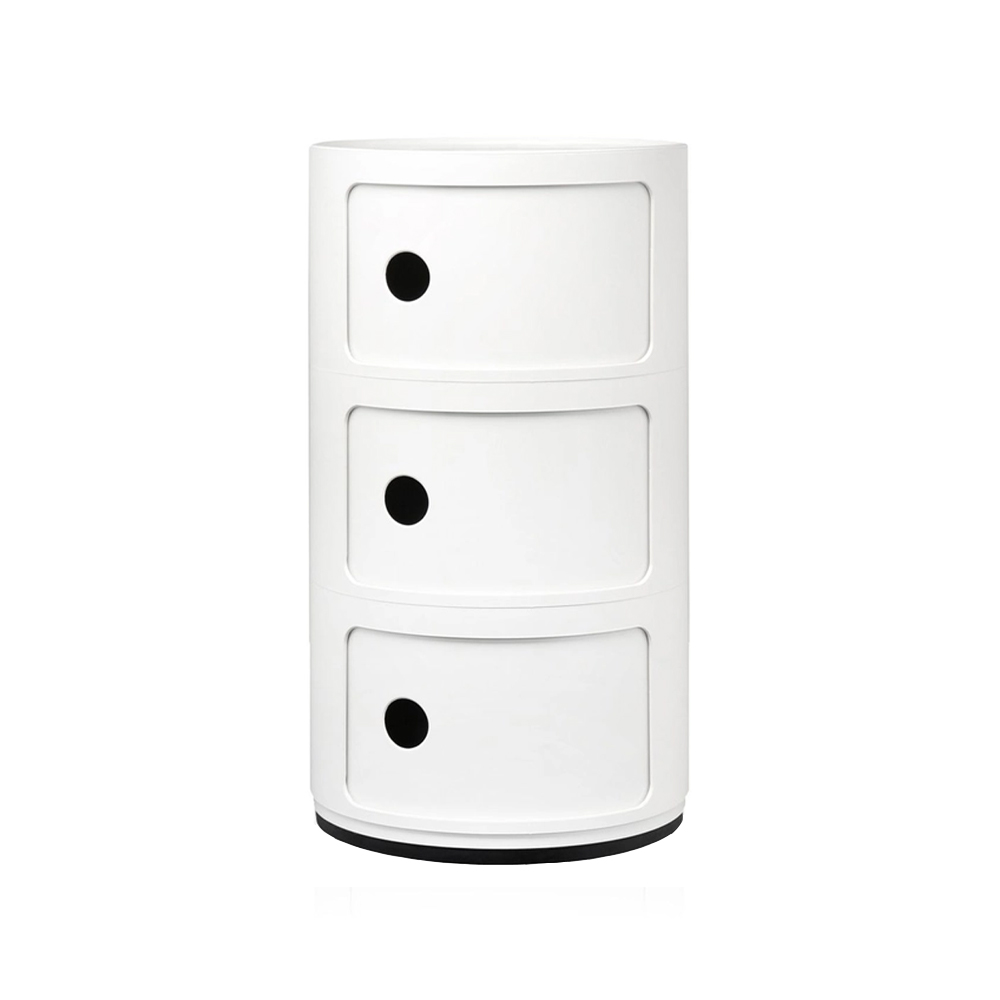 Contenedor mesita Componibili Kartell. Ideal para dormitorios o salones.