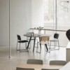 Silla Soft Edge 50 de madera de gran diseño moderno para espacios interiores catálogo Hay