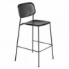 Taburete Soft Edge 95 de polipropileno de gran diseño moderno para espacios interiores de Hay